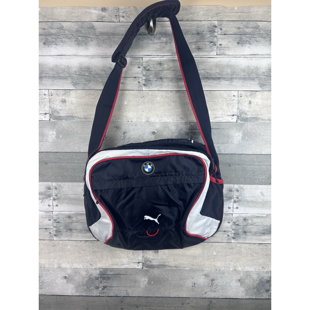 Puma Bmw Motor Sports Laptop Satchel Y2k
